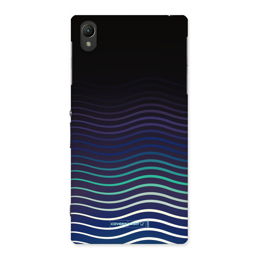 Wavy Stripes Back Case for Xperia Z1