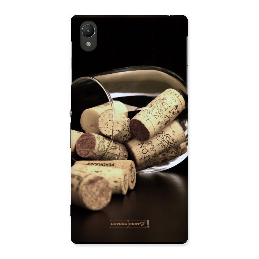 Glass Cork Back Case for Xperia Z1