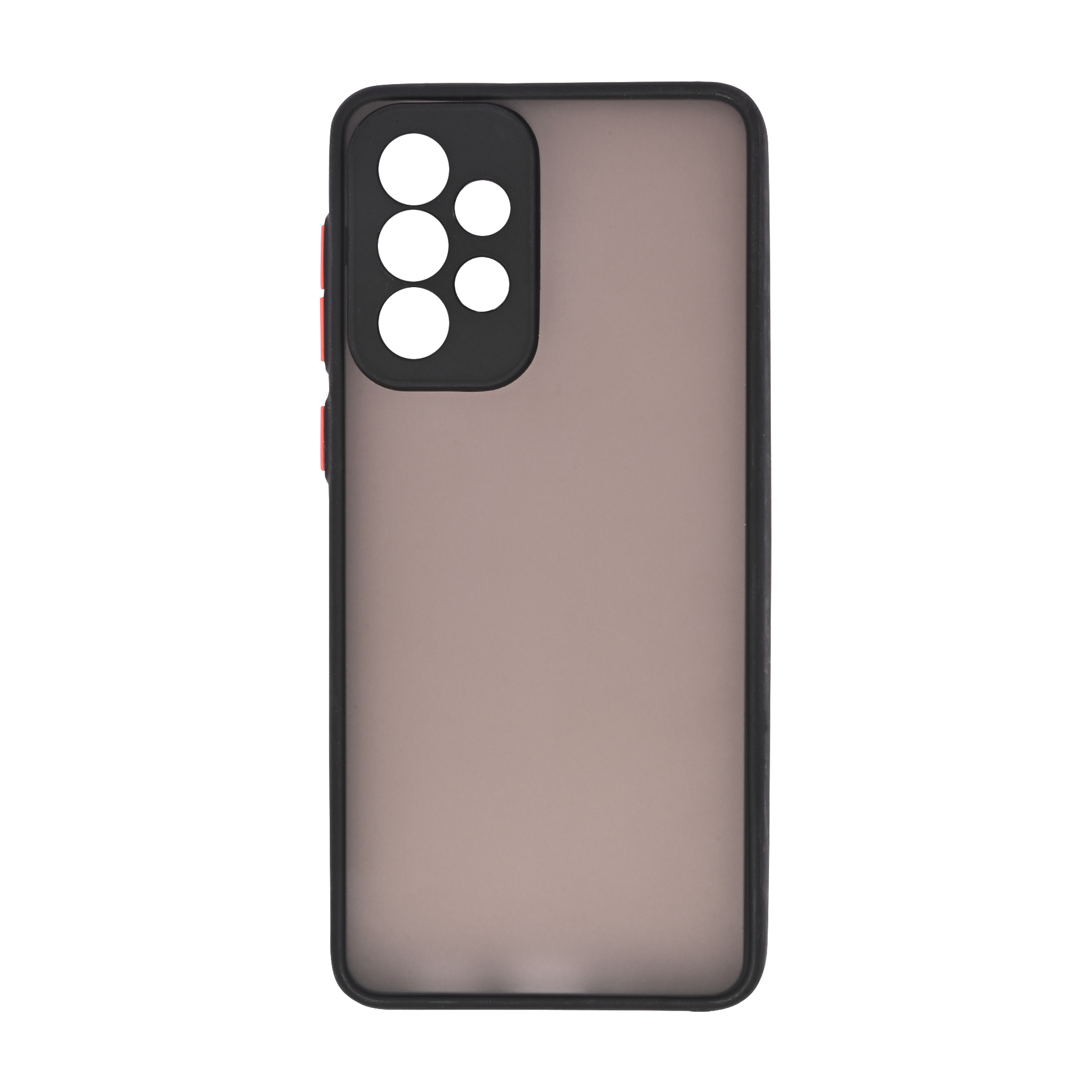 Dark Frosted Translucent Matte (with Raised Camera Protection) Classic Back Case for Galaxy A33 5G