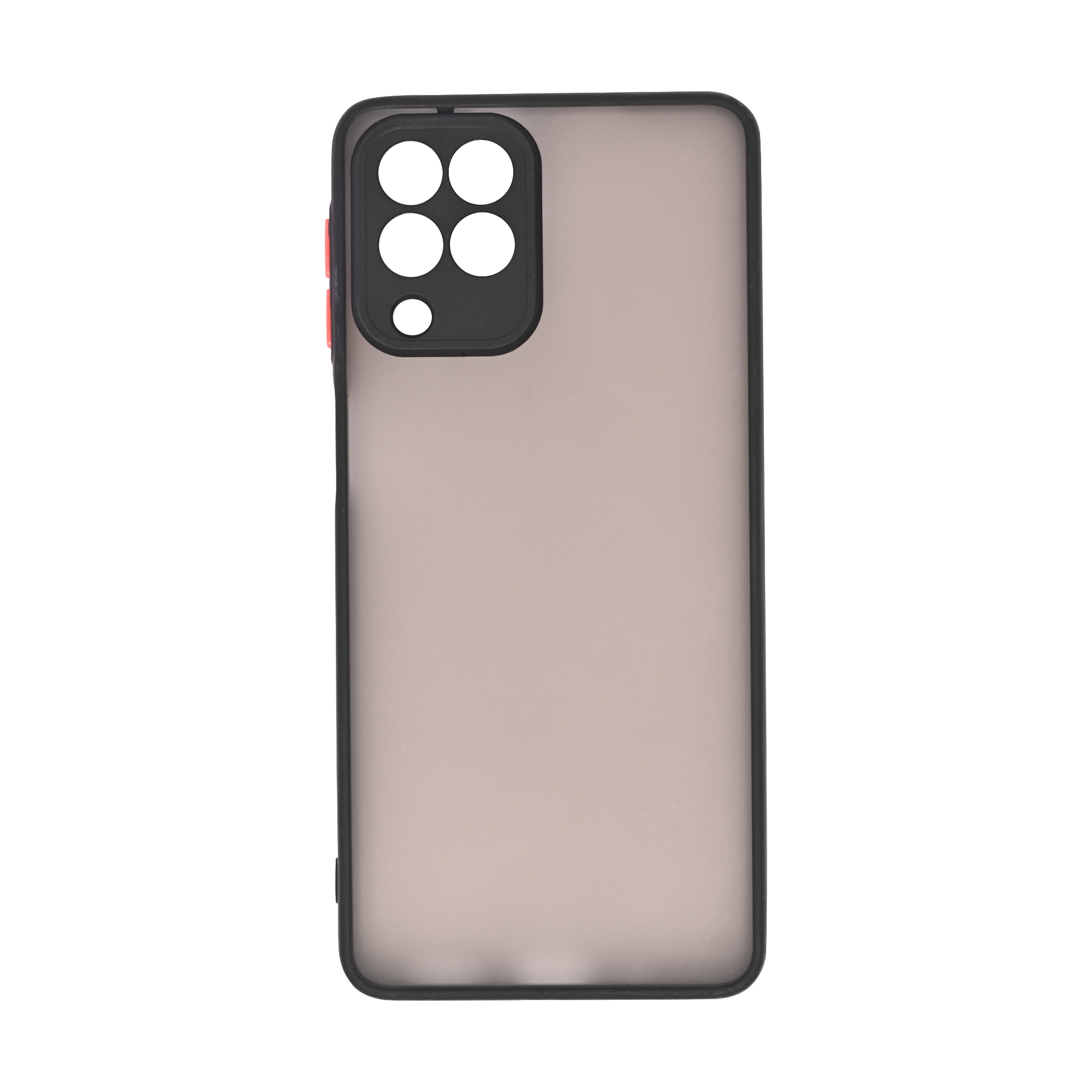 Dark Frosted Translucent Matte (with Raised Camera Protection) Classic Back Case for Galaxy M53 5G
