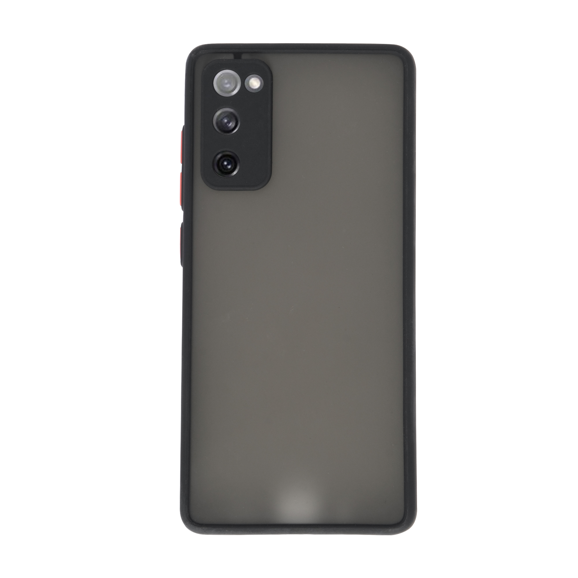 Dark Frosted Translucent Matte (with Raised Camera Protection) Classic Back Case for Galaxy S20 FE
