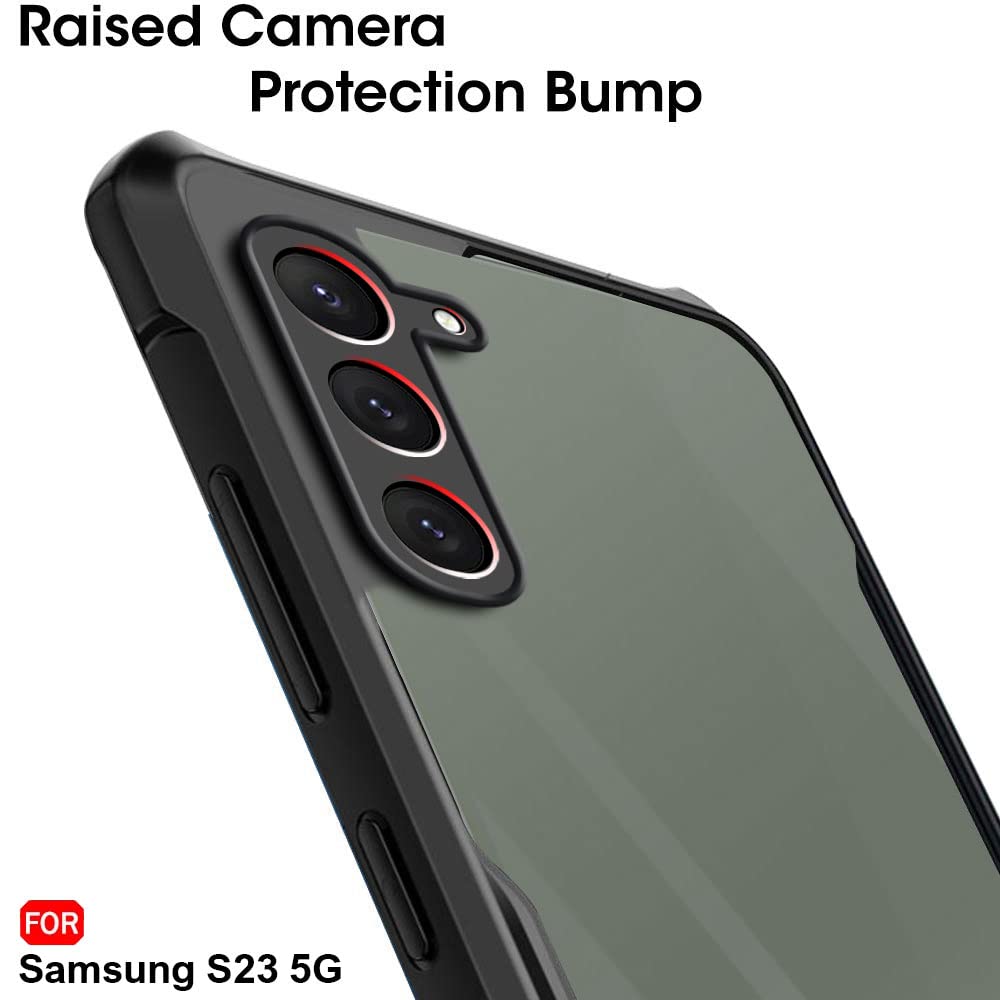 ShockProof Transparent Ultra Hybrid Clear Classic Back Case for Galaxy S23