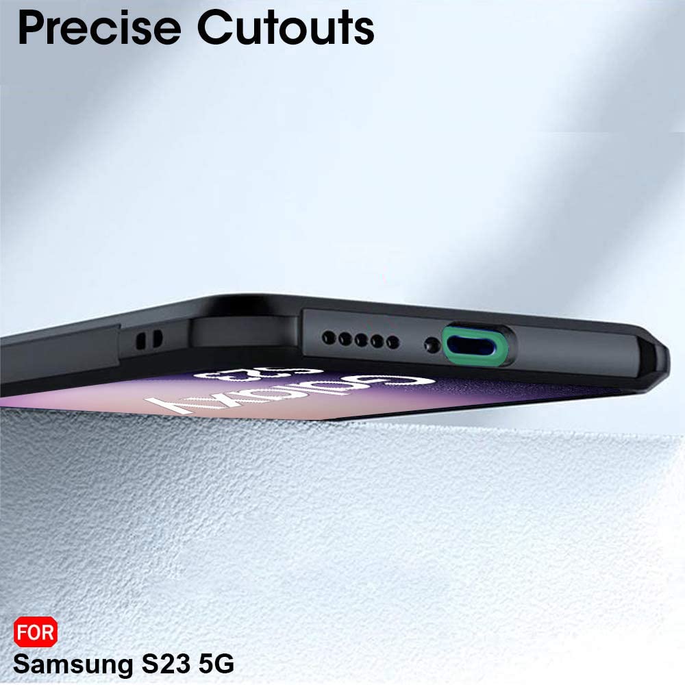 ShockProof Transparent Ultra Hybrid Clear Classic Back Case for Galaxy S23