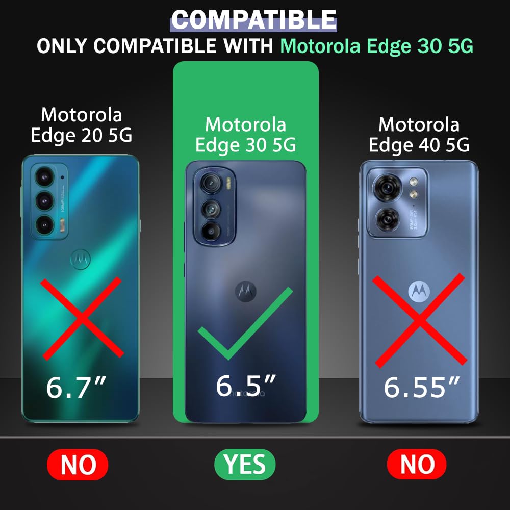 ShockProof Transparent Ultra Hybrid Clear Classic Back Case for Moto Edge 30 5G