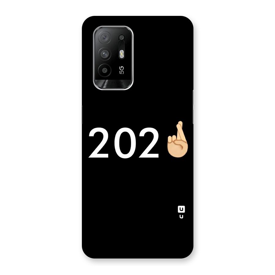 2021 Fingers Crossed Back Case for Oppo F19 Pro Plus 5G