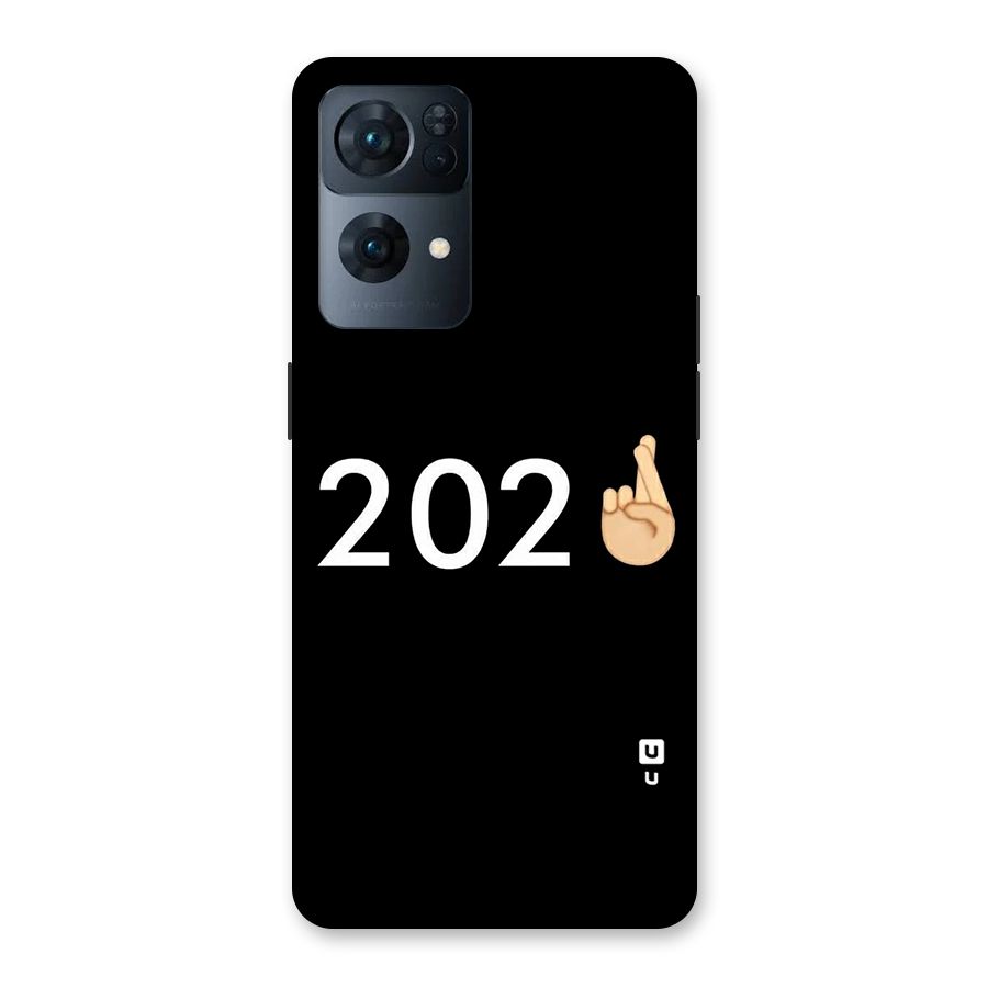 2021 Fingers Crossed Back Case for Oppo Reno7 Pro 5G