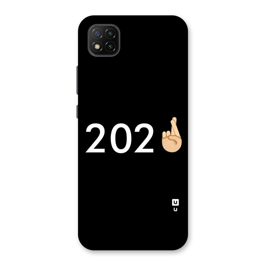 2021 Fingers Crossed Back Case for Poco C3