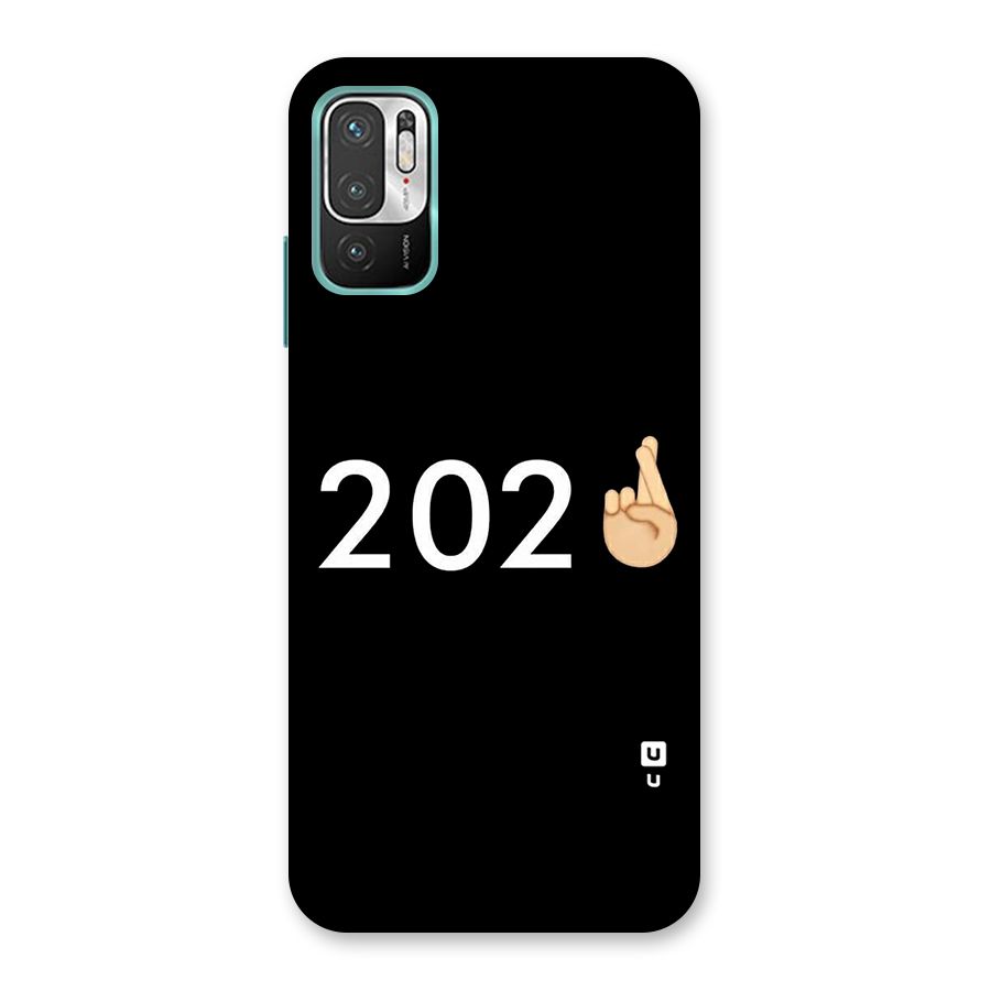 2021 Fingers Crossed Back Case for Redmi Note 10T 5G
