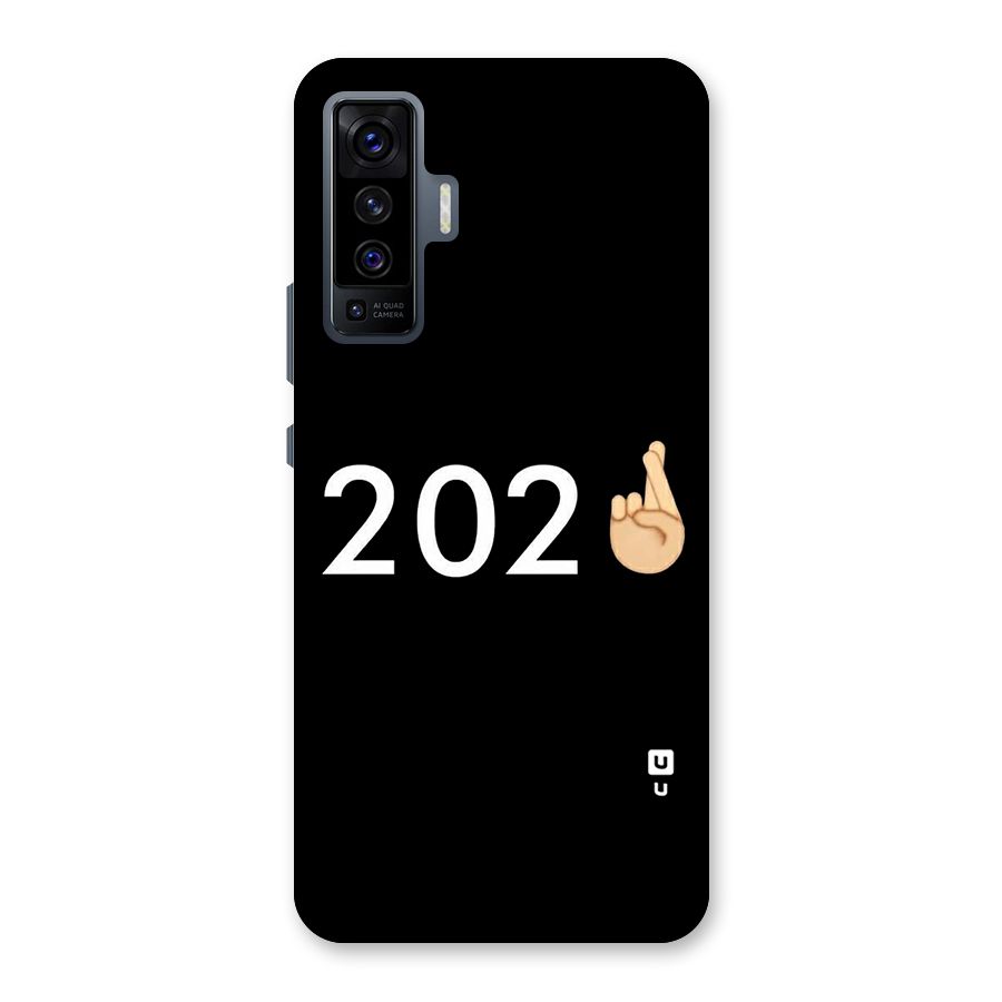 2021 Fingers Crossed Back Case for Vivo X50