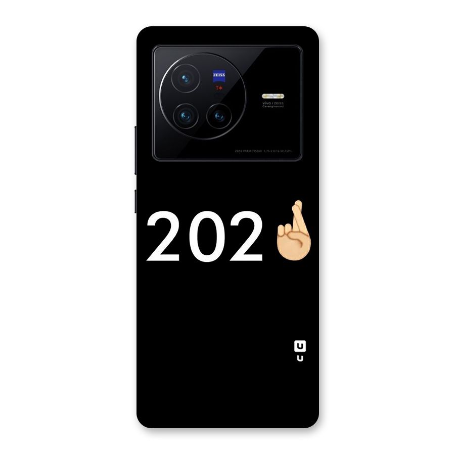 2021 Fingers Crossed Back Case for Vivo X80
