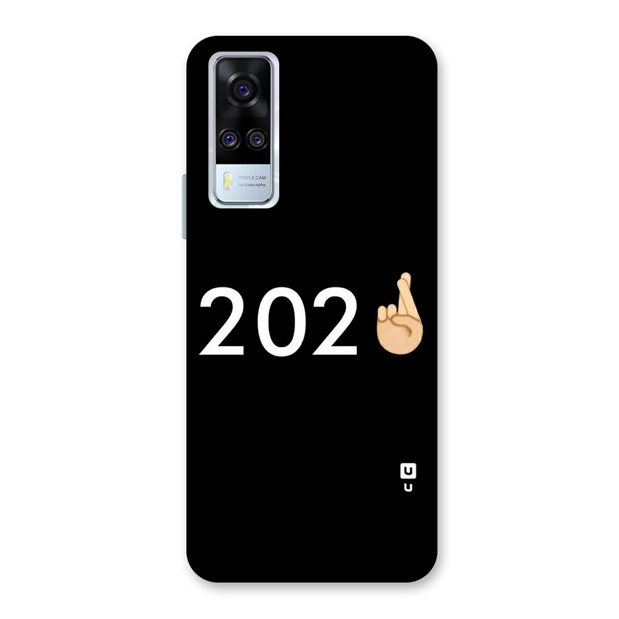2021 Fingers Crossed Back Case for Vivo Y31