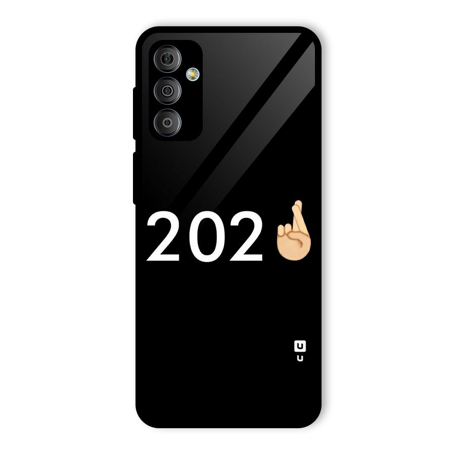 2021 Fingers Crossed Glass Back Case for Galaxy F23