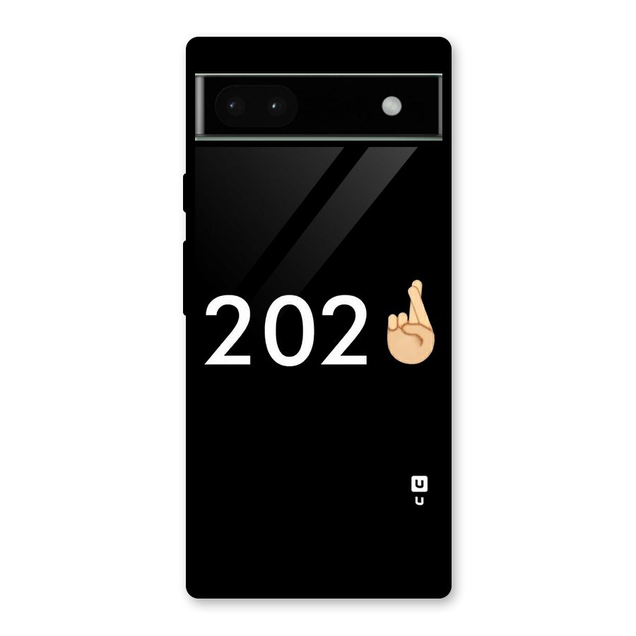 2021 Fingers Crossed Glass Back Case for Google Pixel 6a