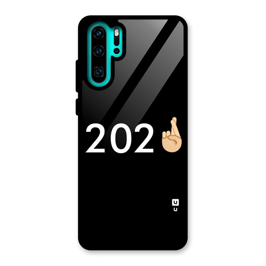 2021 Fingers Crossed Glass Back Case for Huawei P30 Pro