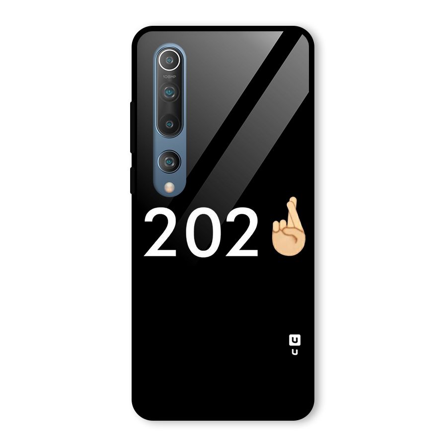 2021 Fingers Crossed Glass Back Case for Mi 10