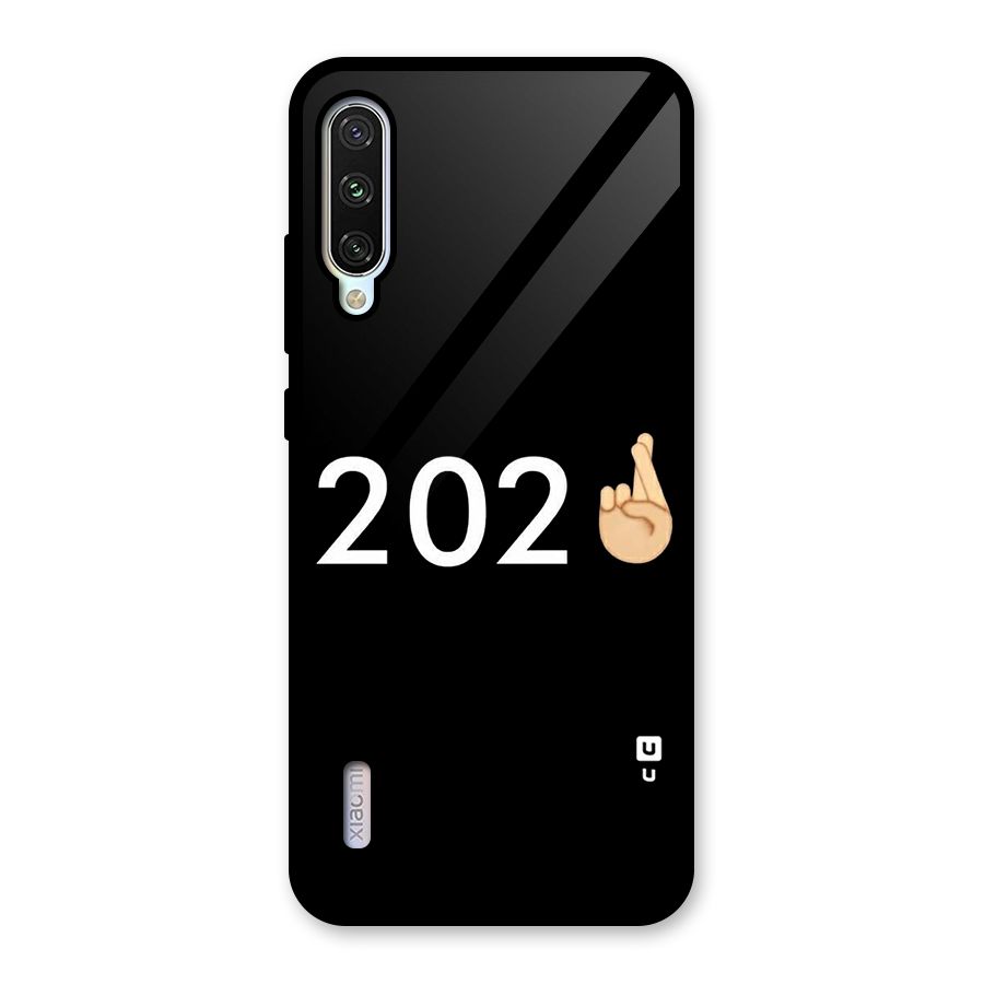 2021 Fingers Crossed Glass Back Case for Mi A3