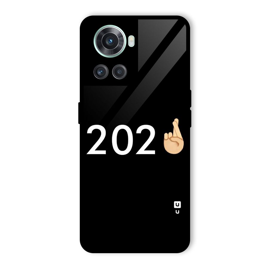2021 Fingers Crossed Glass Back Case for OnePlus 10R