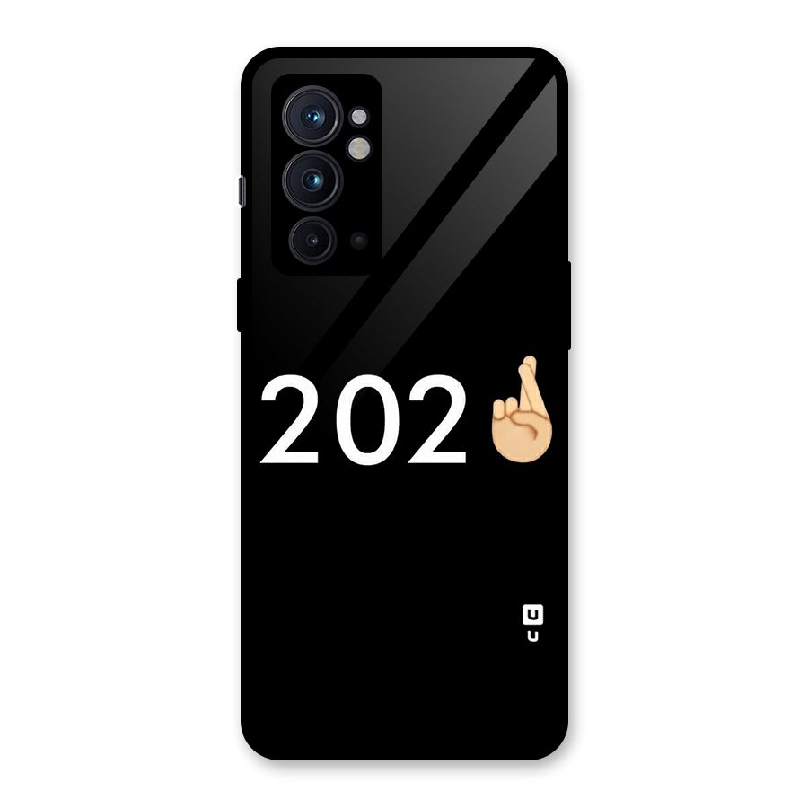 2021 Fingers Crossed Glass Back Case for OnePlus 9RT 5G