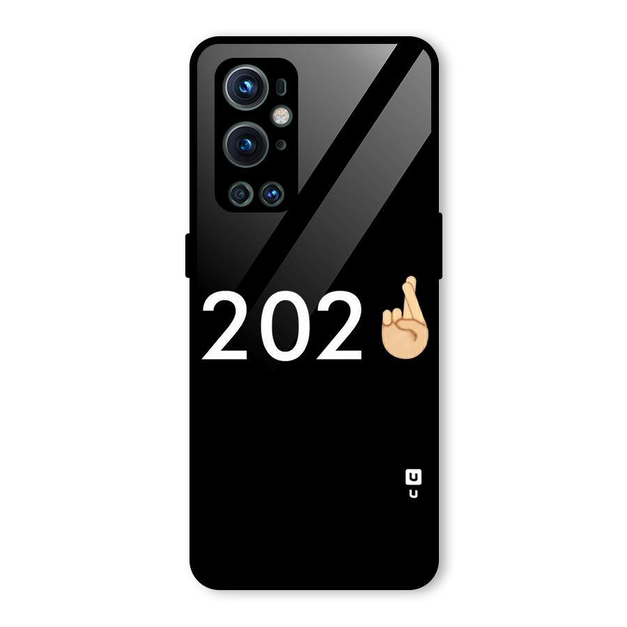 2021 Fingers Crossed Glass Back Case for OnePlus 9 Pro