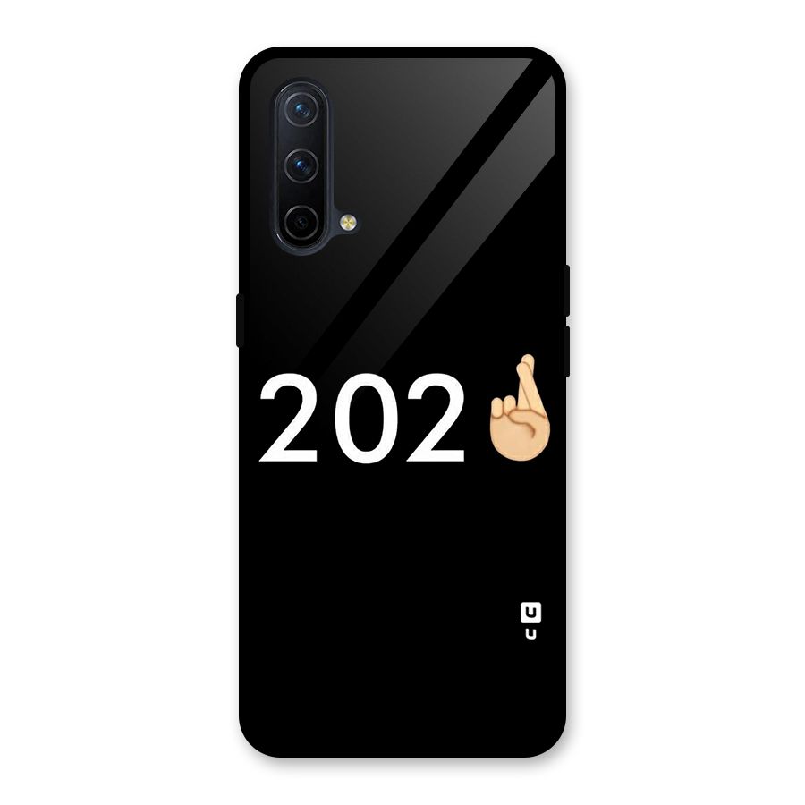 2021 Fingers Crossed Glass Back Case for OnePlus Nord CE 5G