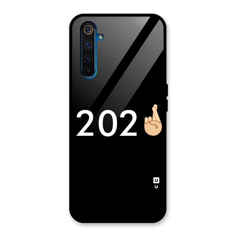 2021 Fingers Crossed Glass Back Case for Realme 6 Pro