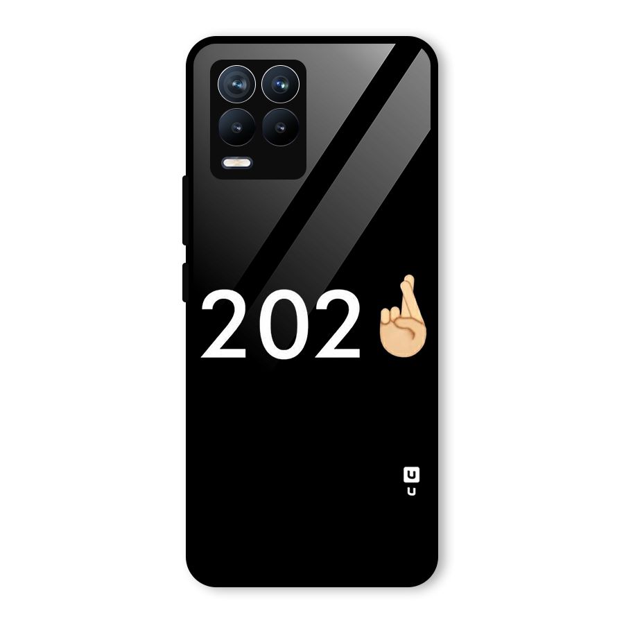 2021 Fingers Crossed Glass Back Case for Realme 8 Pro