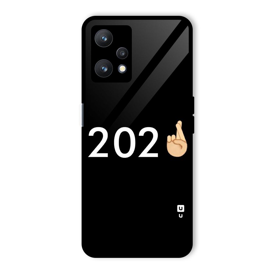 2021 Fingers Crossed Glass Back Case for Realme 9 Pro 5G