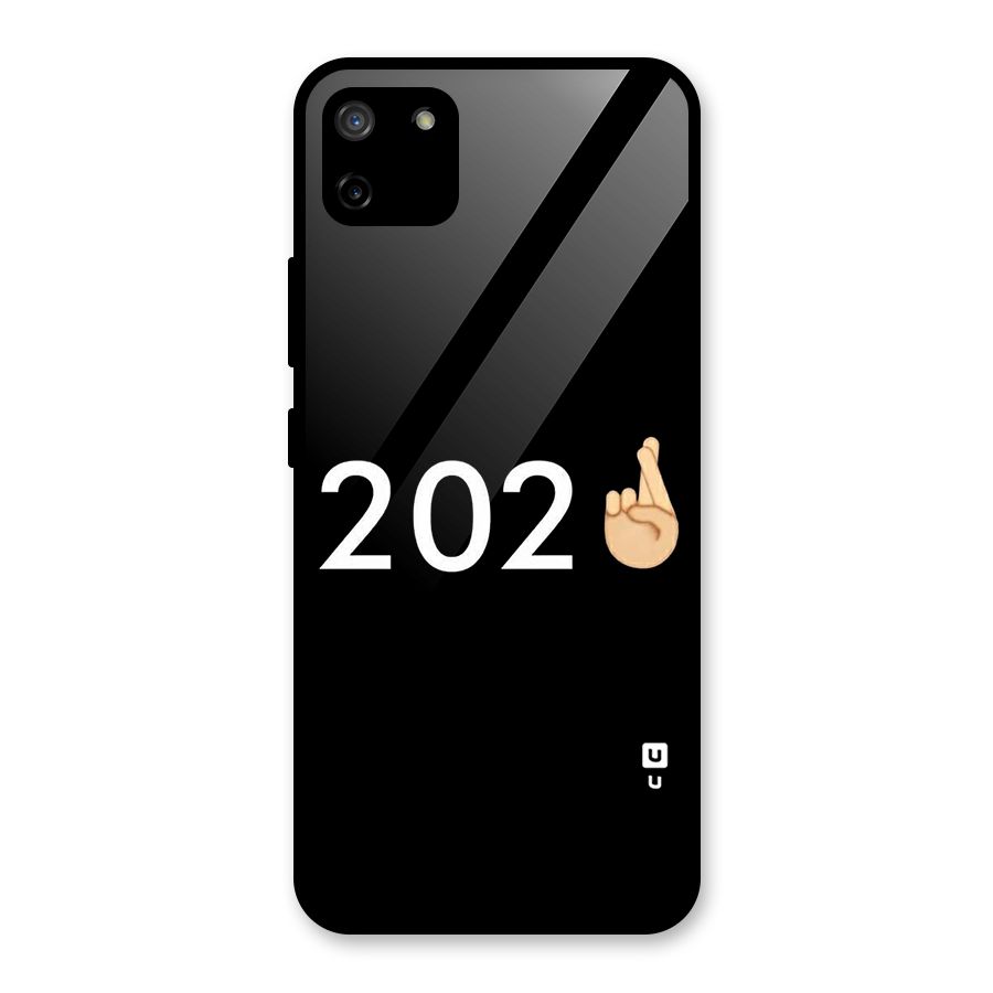 2021 Fingers Crossed Glass Back Case for Realme C11