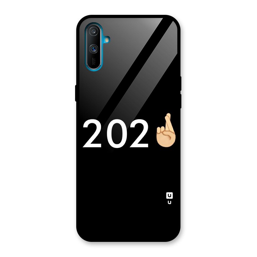 2021 Fingers Crossed Glass Back Case for Realme C3