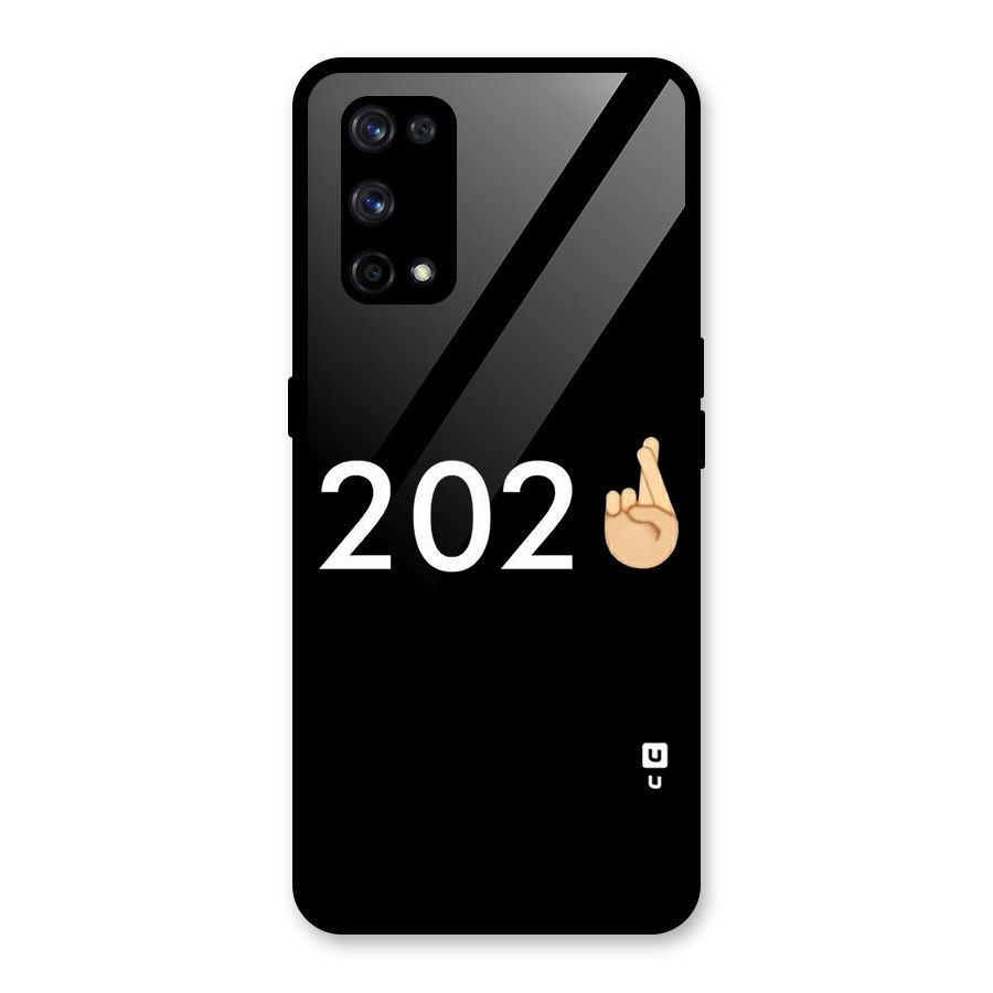 2021 Fingers Crossed Glass Back Case for Realme X7 Pro