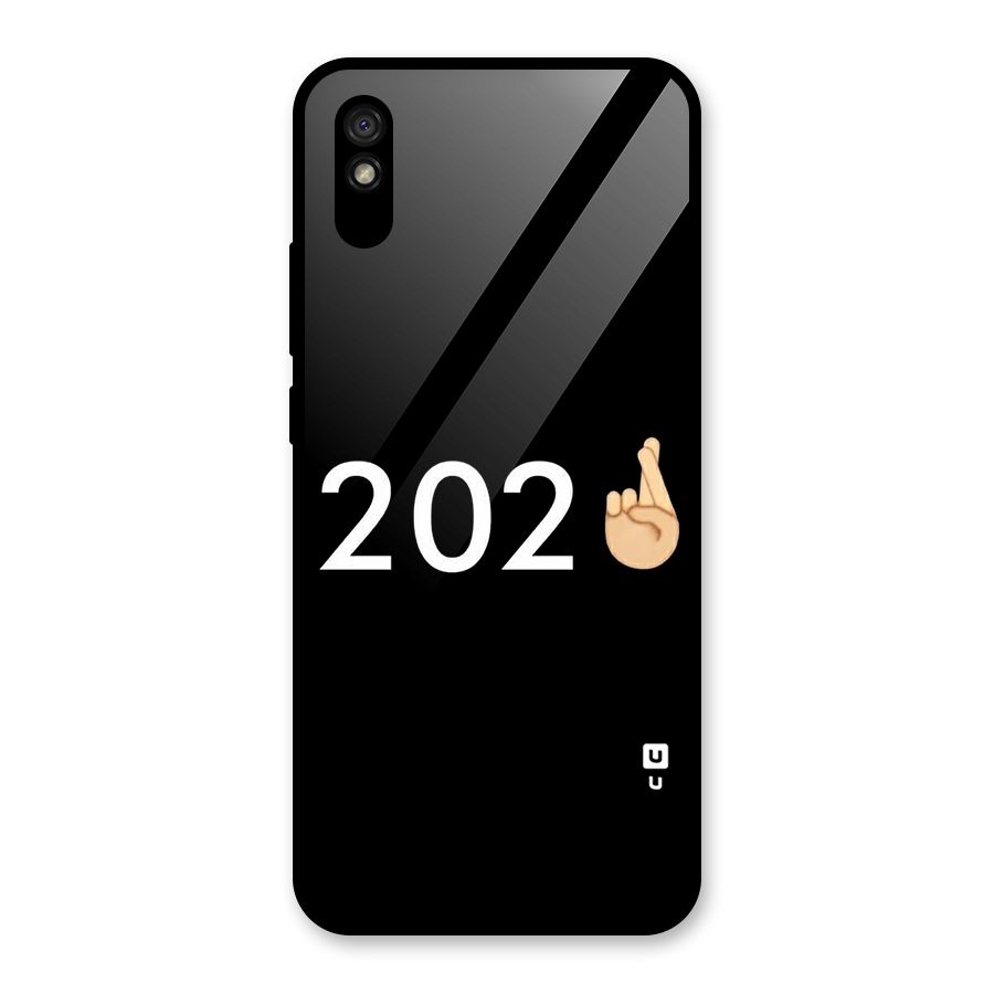 2021 Fingers Crossed Glass Back Case for Redmi 9i