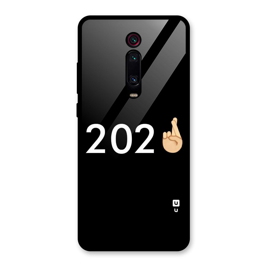 2021 Fingers Crossed Glass Back Case for Redmi K20