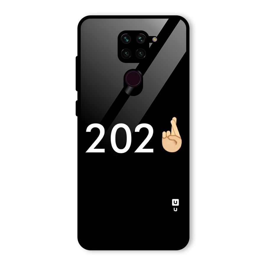 2021 Fingers Crossed Glass Back Case for Redmi Note 9
