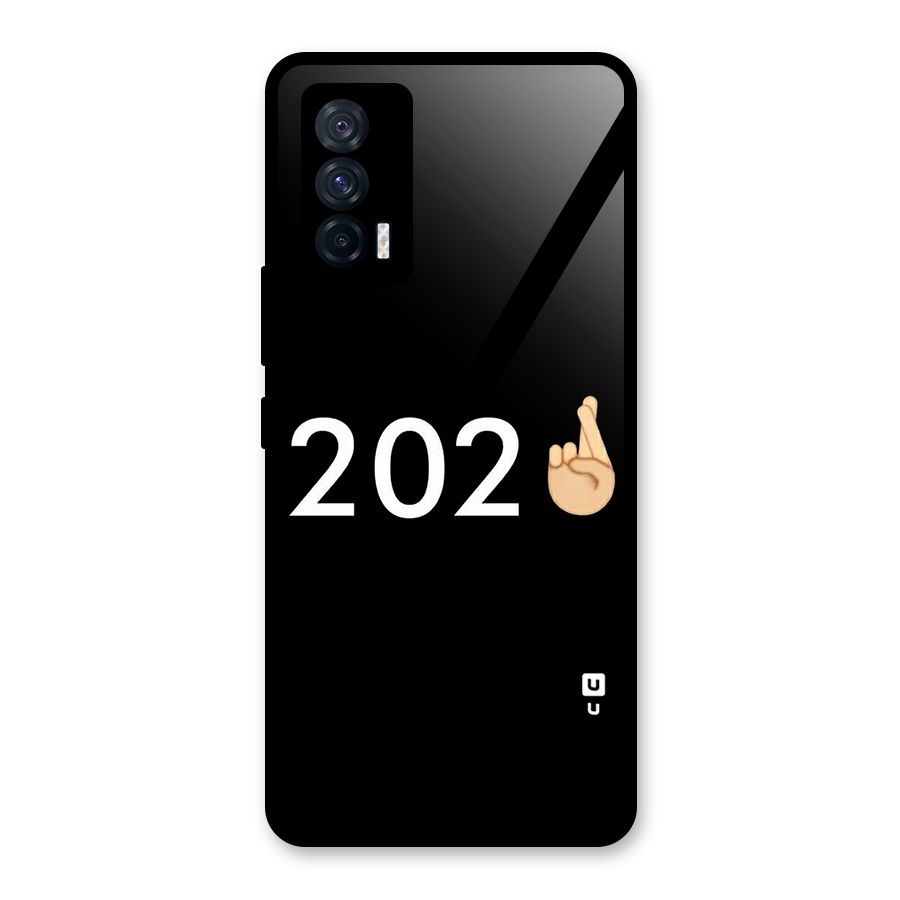 2021 Fingers Crossed Glass Back Case for Vivo iQOO 7 5G
