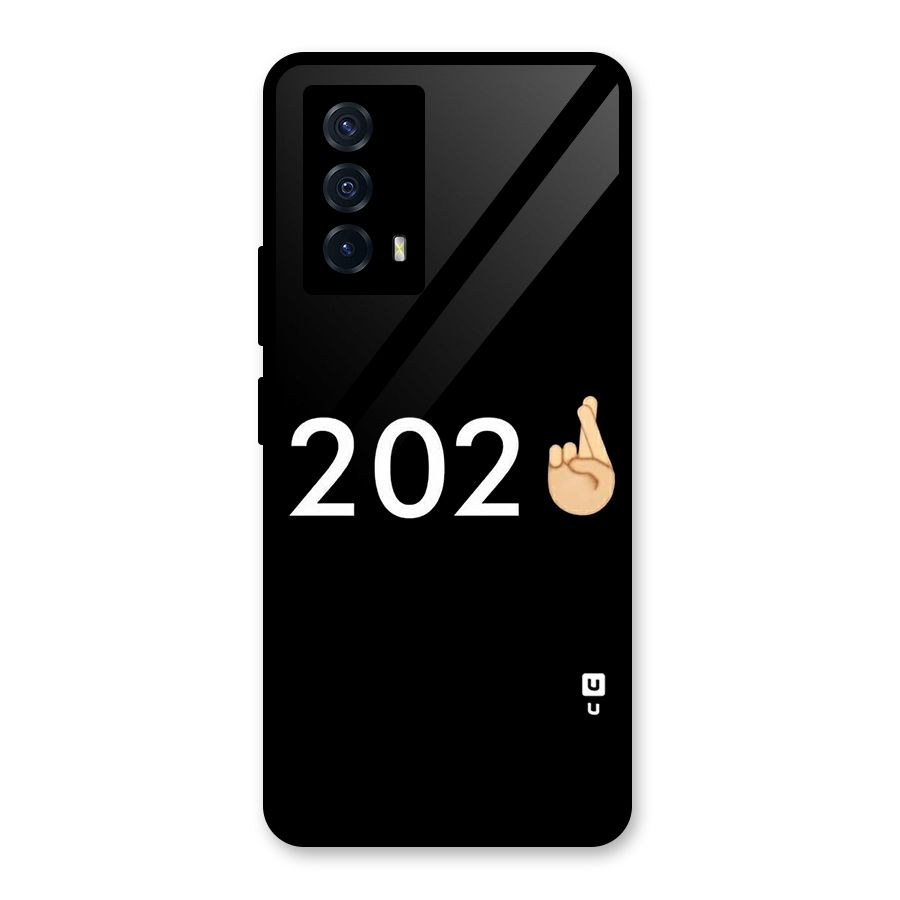 2021 Fingers Crossed Glass Back Case for Vivo iQOO Z5
