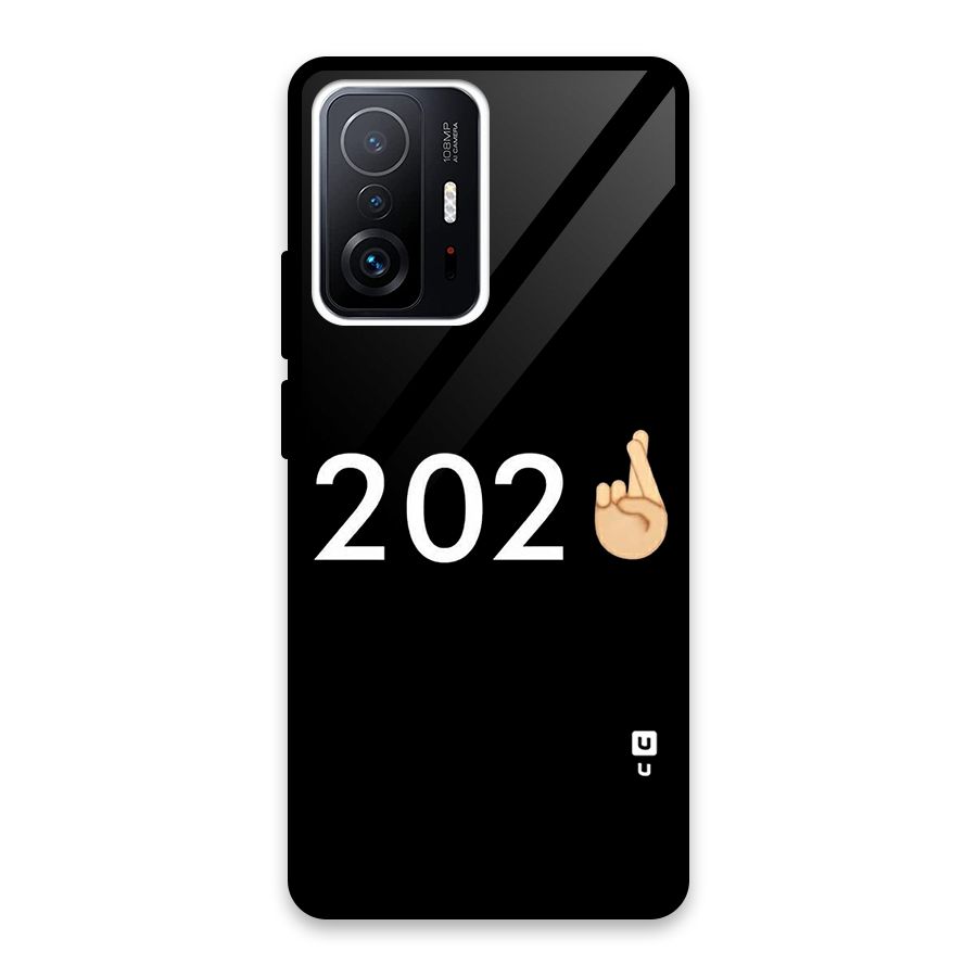 2021 Fingers Crossed Glass Back Case for Xiaomi 11T Pro