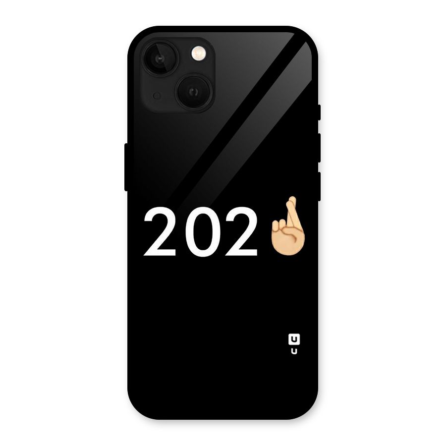 2021 Fingers Crossed Glass Back Case for iPhone 13