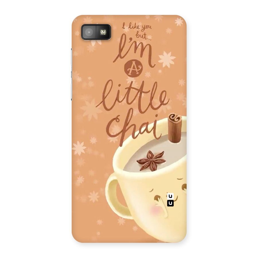 A Little Chai Back Case for Blackberry Z10