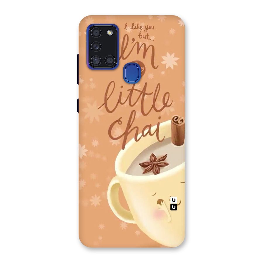 A Little Chai Back Case for Galaxy A21s