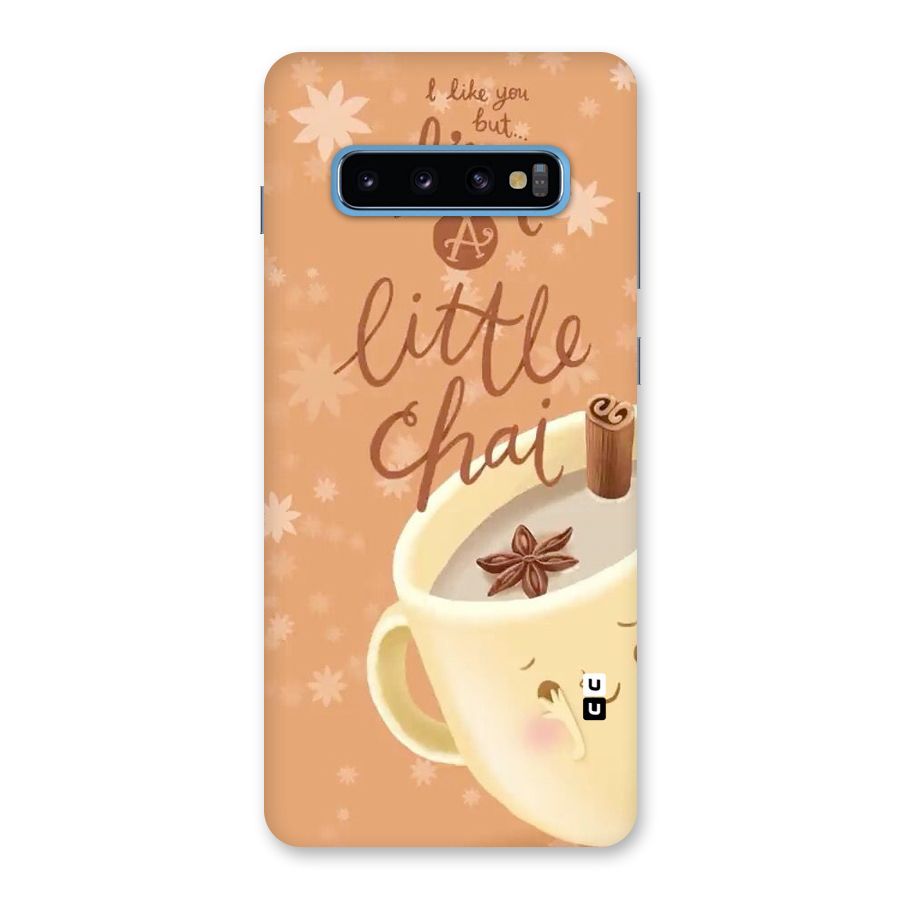 A Little Chai Back Case for Galaxy S10 Plus