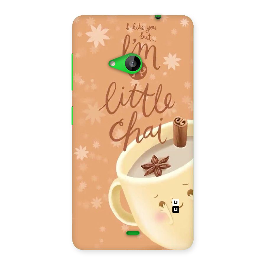 A Little Chai Back Case for Lumia 535