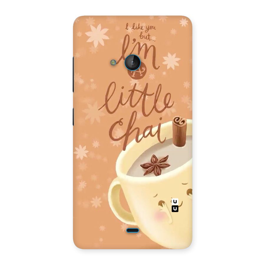 A Little Chai Back Case for Lumia 540