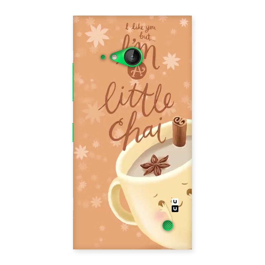 A Little Chai Back Case for Lumia 730