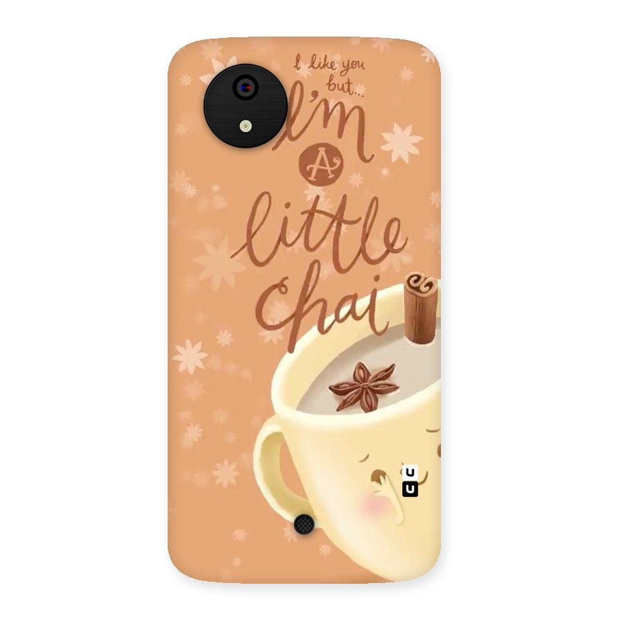 A Little Chai Back Case for Micromax Canvas A1