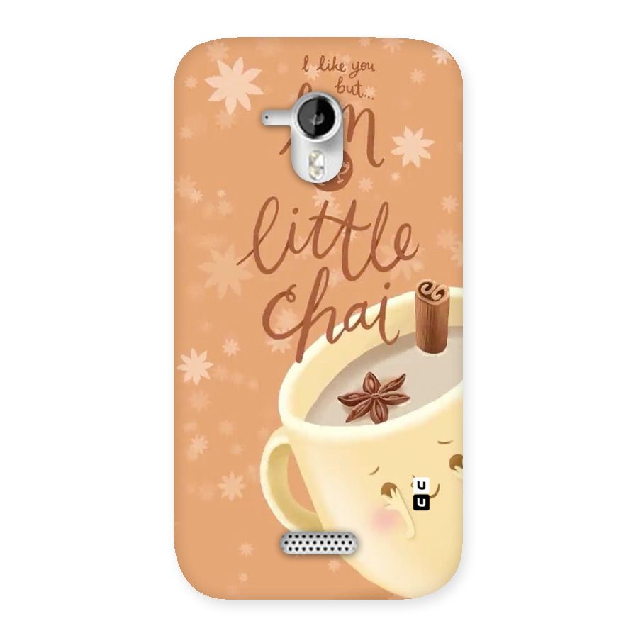 A Little Chai Back Case for Micromax Canvas HD A116