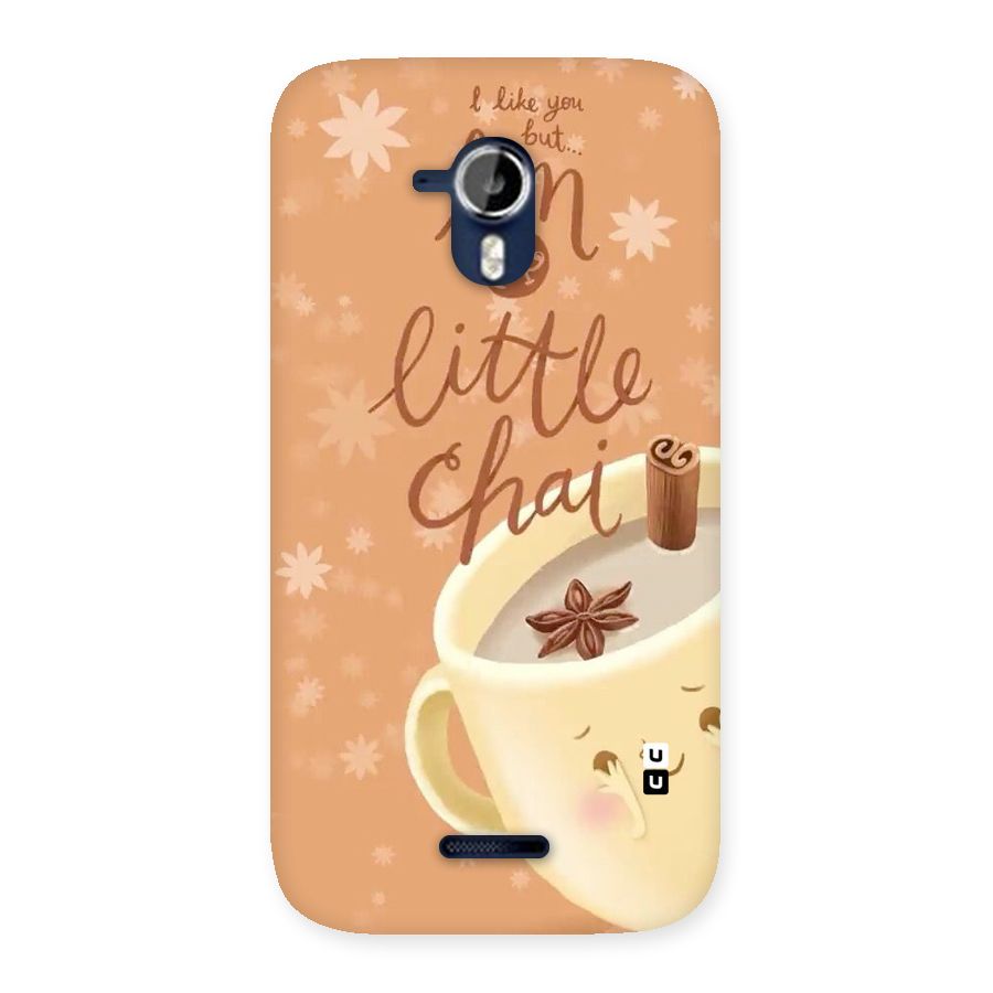 A Little Chai Back Case for Micromax Canvas Magnus A117