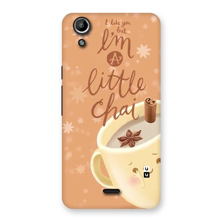 A Little Chai Back Case for Micromax Canvas Selfie Lens Q345