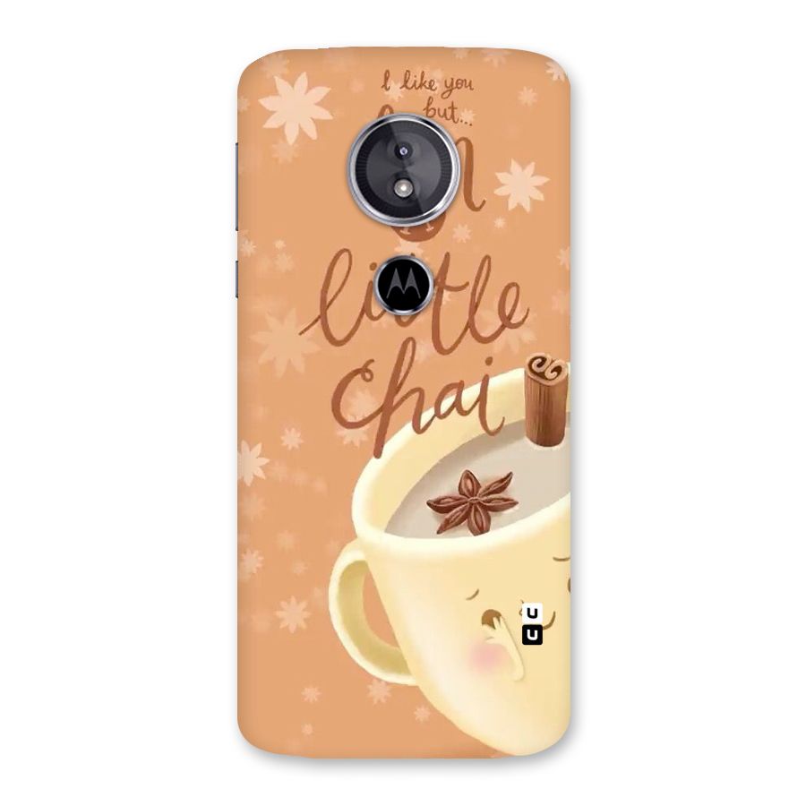 A Little Chai Back Case for Moto E5