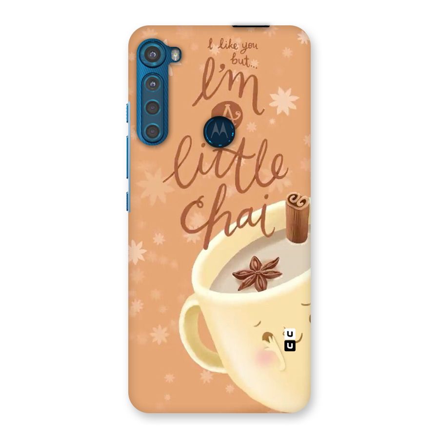 A Little Chai Back Case for Motorola One Fusion Plus