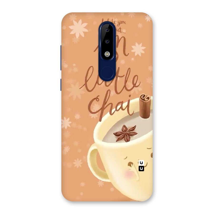 A Little Chai Back Case for Nokia 5.1 Plus